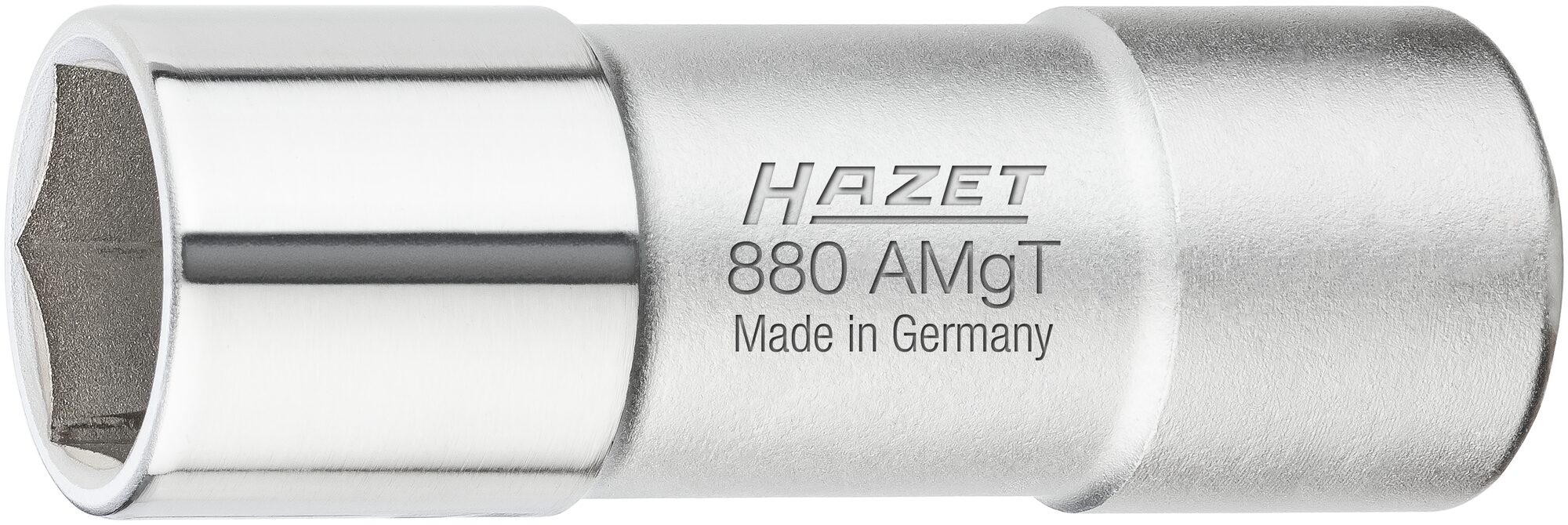 HAZET Bougiedopsleutel 880AMGT · 3/8 inch (10 mm) vierkant hol · Buiten-zeskant-profiel · SW 16 mm · 5/8?