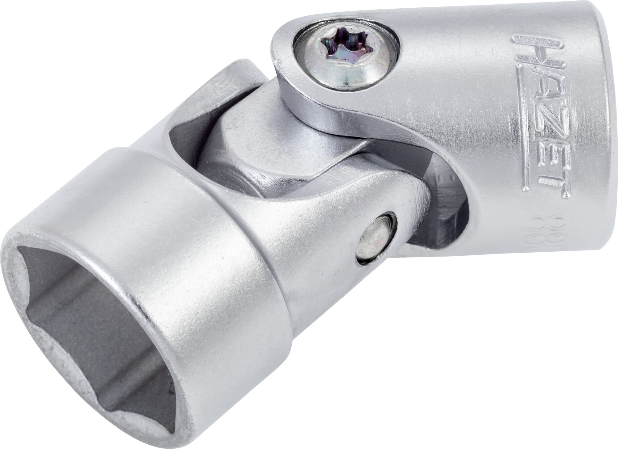 HAZET Scharnierende dopsleutel 880G-15 · 3/8 inch (10 mm) vierkant hol · Buiten-zeskant-tractieprofiel · SW 15 mm