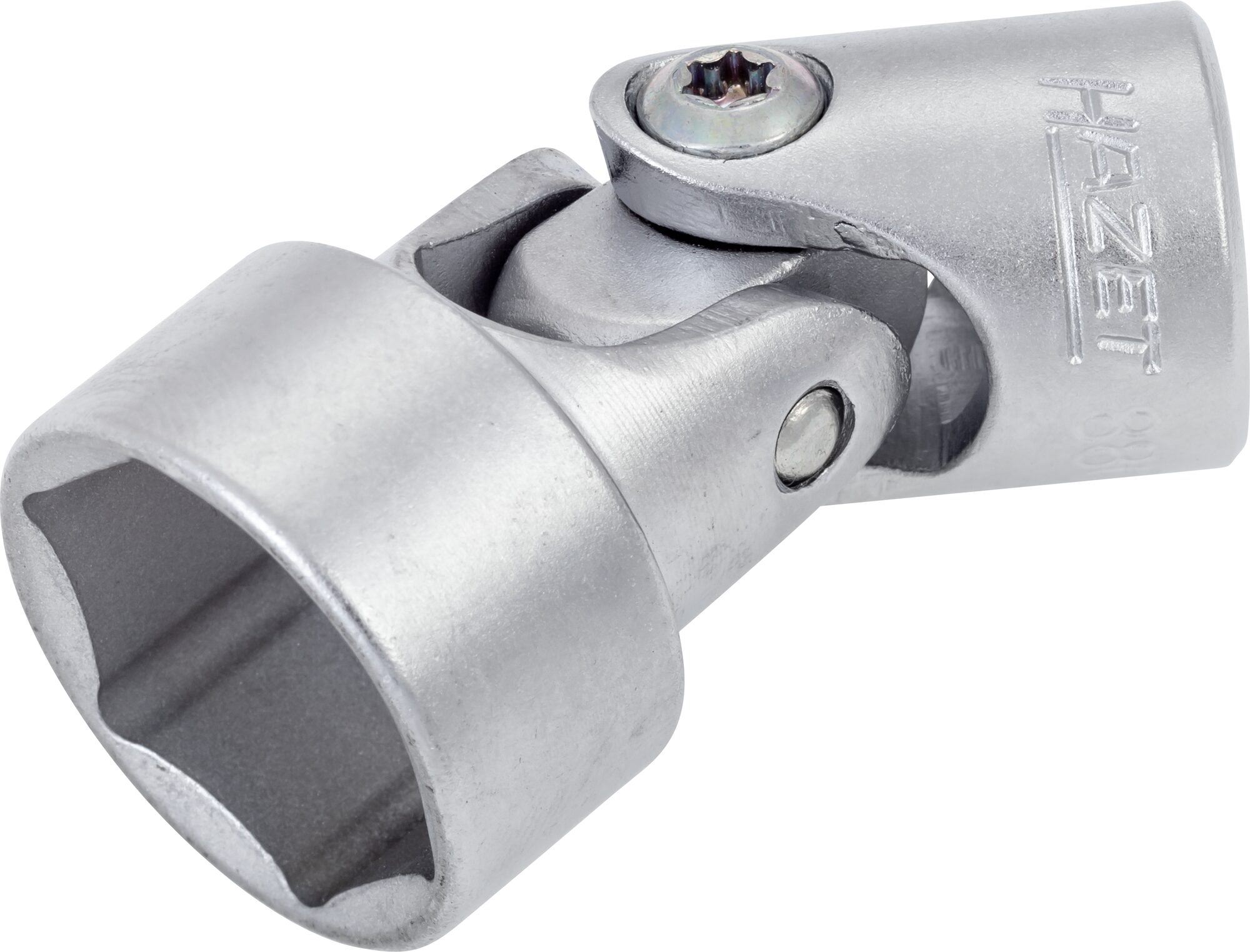 HAZET Scharnierende dopsleutel 880G-19 · 3/8 inch (10 mm) vierkant hol · Buiten-zeskant-tractieprofiel · SW 19 mm