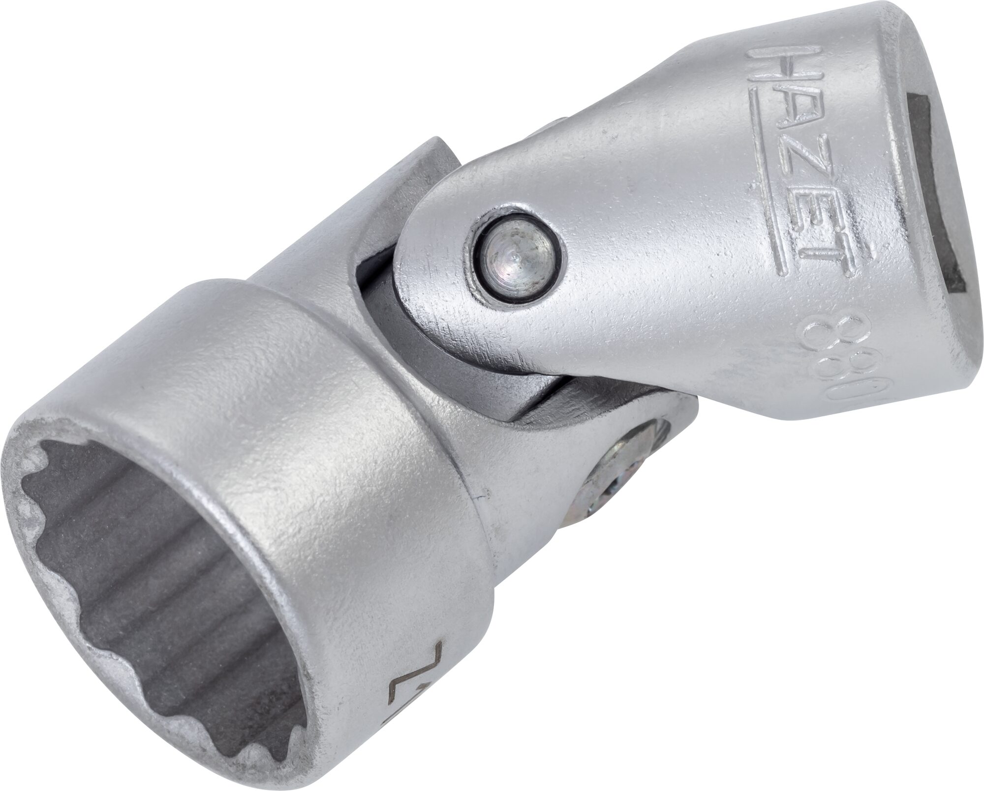 HAZET Scharnierende dopsleutel 880G-Z16 · 3/8 inch (10 mm) vierkant hol · Buitentwaalfkant tractieprofiel · SW 16 mm