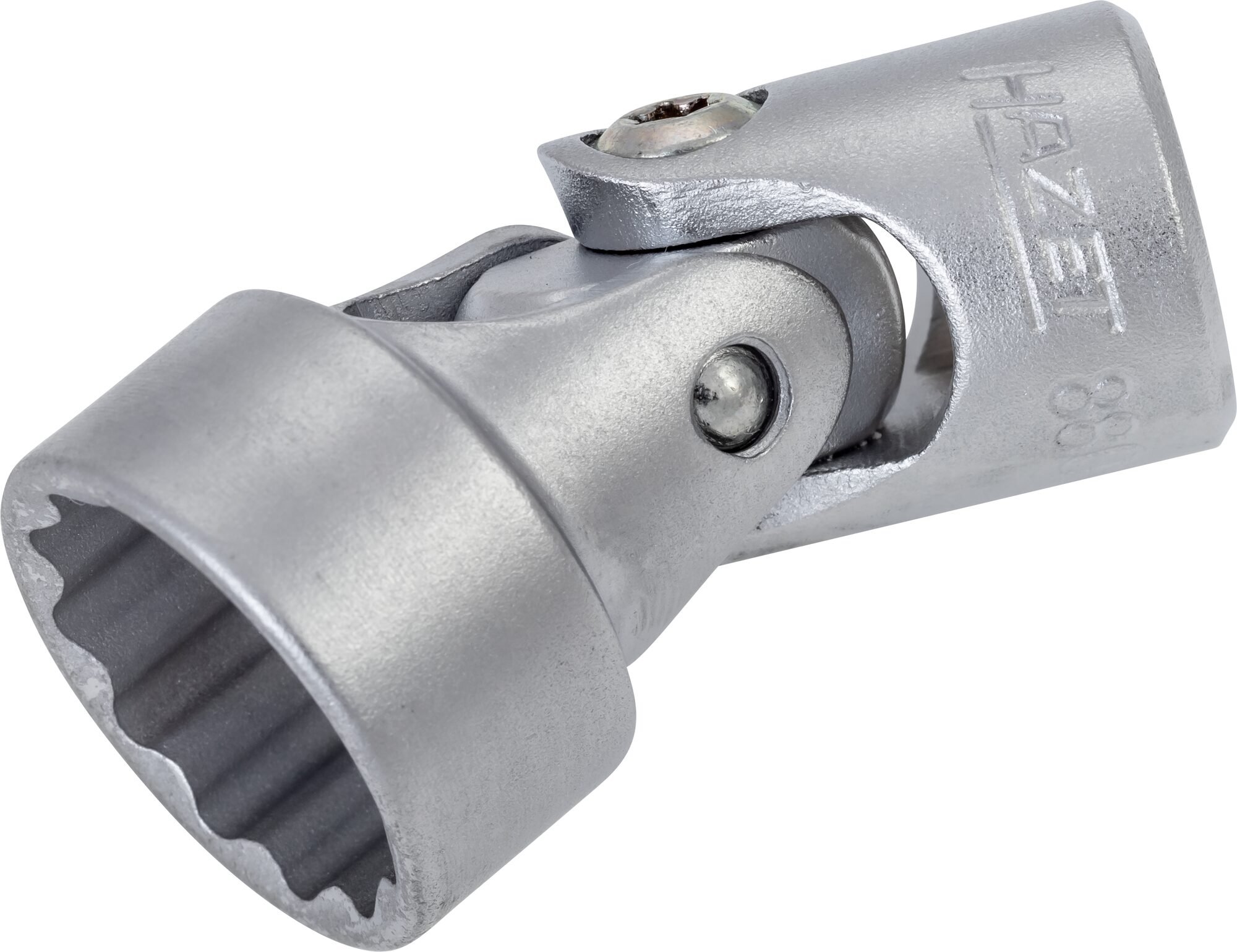 HAZET Scharnierende dopsleutel 880G-Z18 · 3/8 inch (10 mm) vierkant hol · Buitentwaalfkant tractieprofiel · SW 18 mm