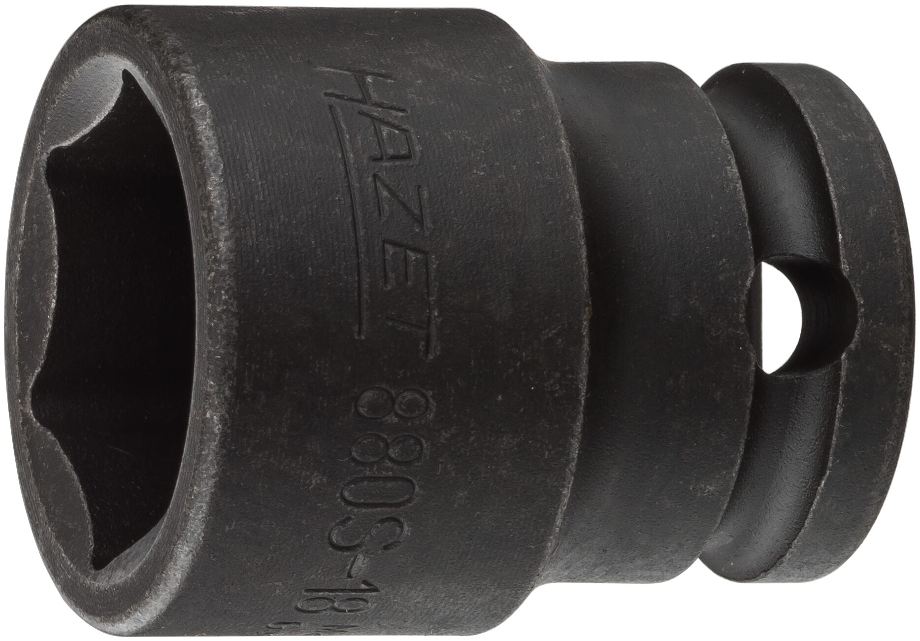 HAZET Krachtdopsleutel 880S-18 · 3/8 inch (10 mm) vierkant hol · Buiten-zeskant-tractieprofiel · SW 18 mm