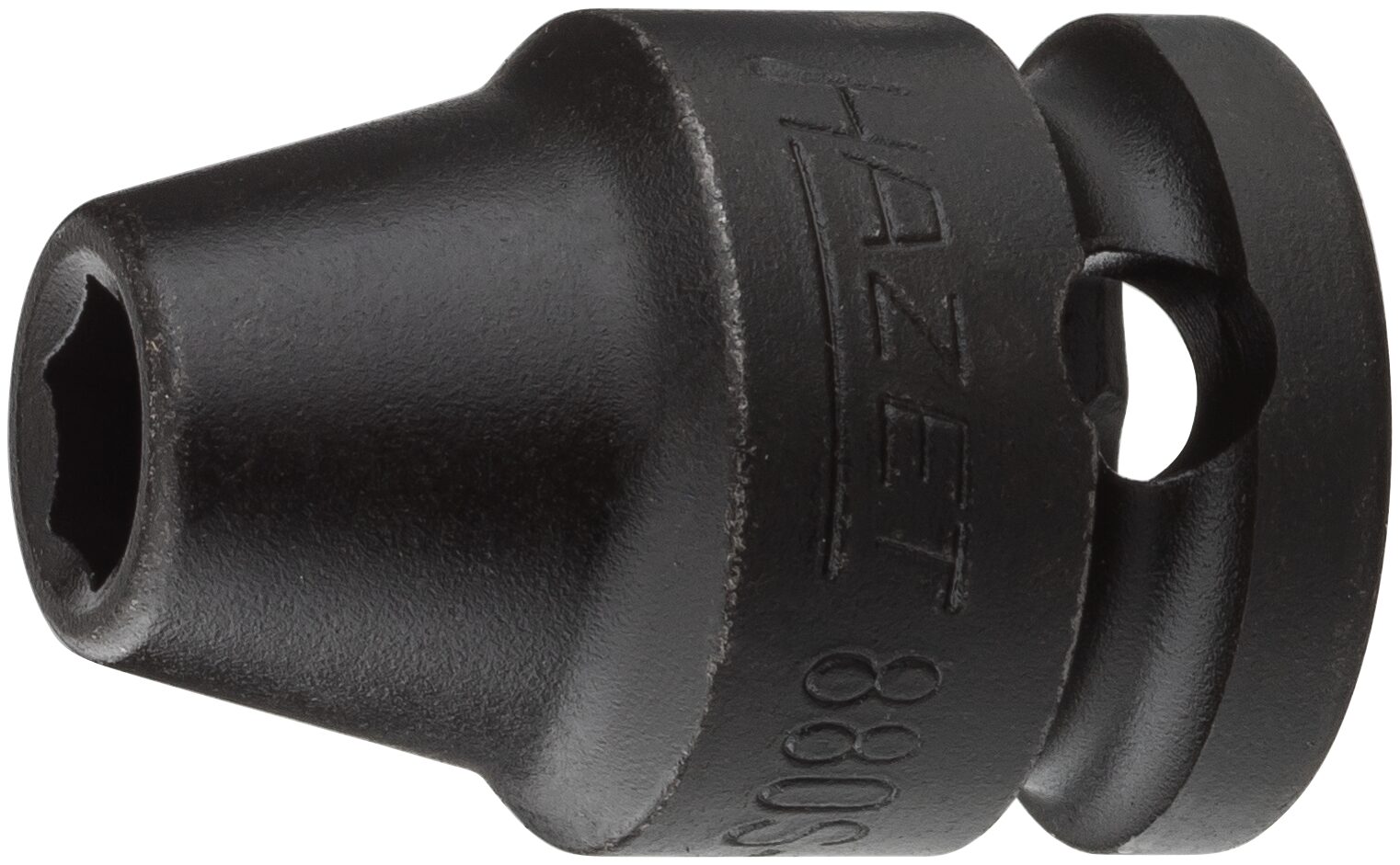 HAZET Krachtdopsleutel 880S-6 · 3/8 inch (10 mm) vierkant hol · Buiten-zeskant-tractieprofiel · SW 6 mm