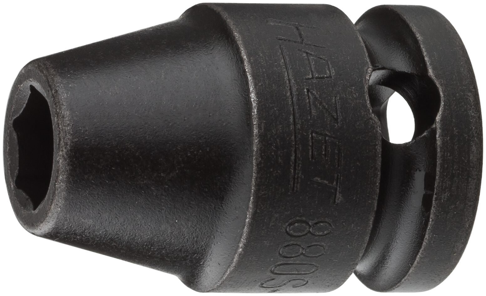 HAZET Krachtdopsleutel 880S-7 · 3/8 inch (10 mm) vierkant hol · Buiten-zeskant-tractieprofiel · SW 7 mm