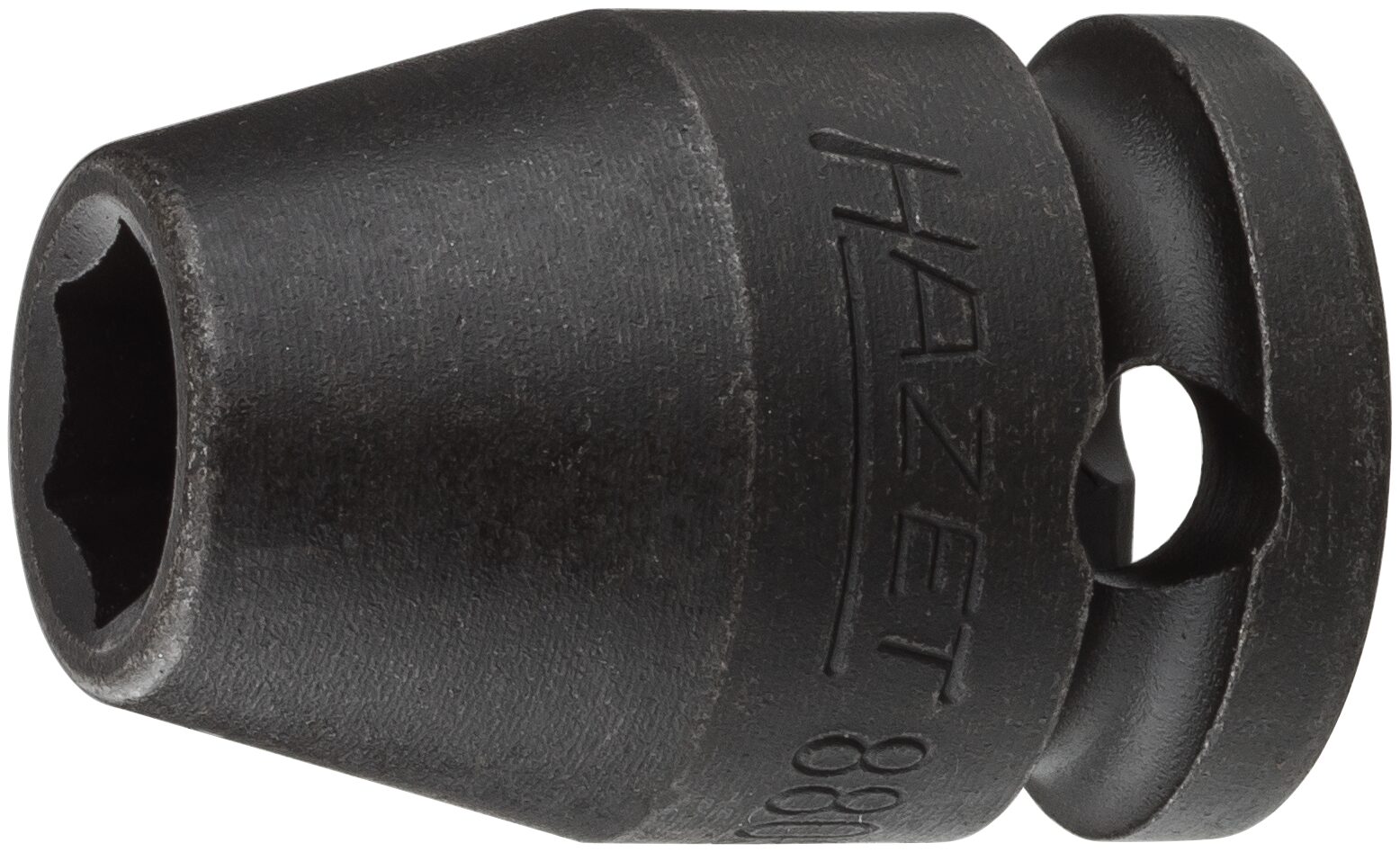 HAZET Krachtdopsleutel 880S-8 · 3/8 inch (10 mm) vierkant hol · Buiten-zeskant-tractieprofiel · SW 8 mm