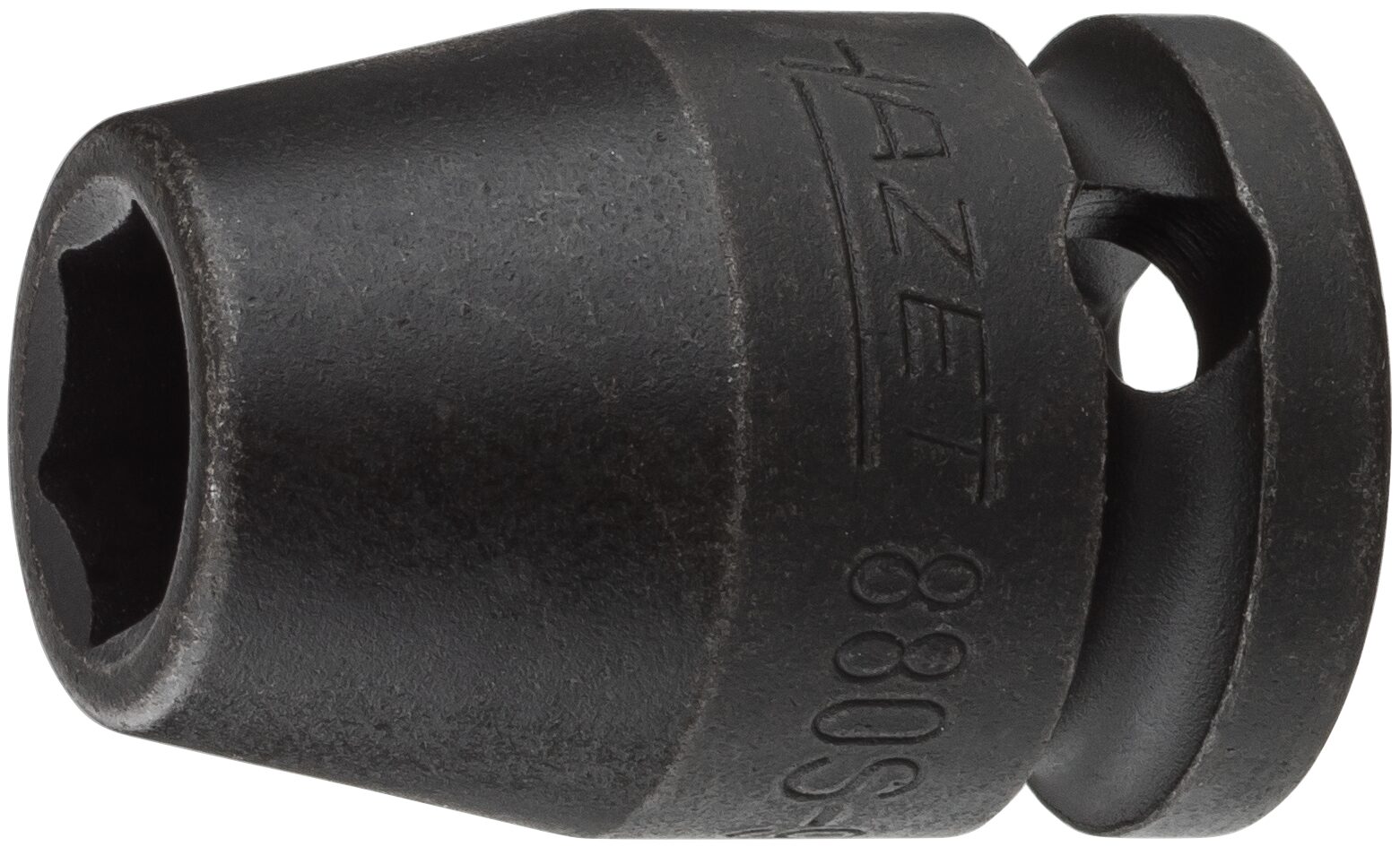 HAZET Krachtdopsleutel 880S-9 · 3/8 inch (10 mm) vierkant hol · Buiten-zeskant-tractieprofiel · SW 9 mm