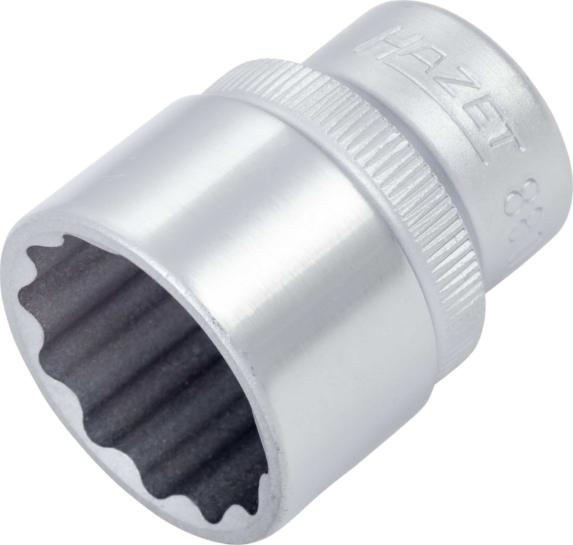 HAZET Dopsleutel 880Z-19 · 3/8 inch (10 mm) vierkant hol · Buitentwaalfkant tractieprofiel · SW 19 mm