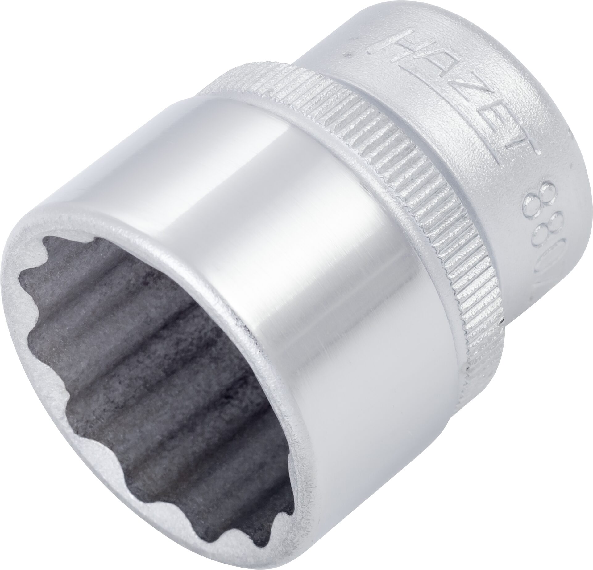 HAZET Dopsleutel 880Z-21 · 3/8 inch (10 mm) vierkant hol · Buitentwaalfkant tractieprofiel · SW 21 mm