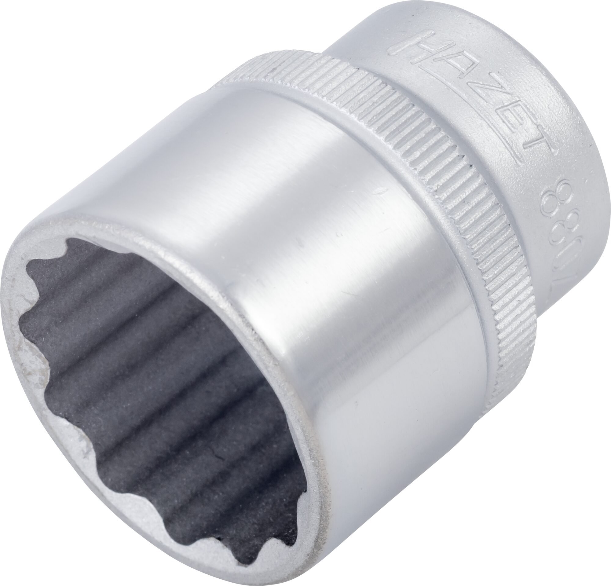 HAZET Dopsleutel 880Z-22 · 3/8 inch (10 mm) vierkant hol · Buitentwaalfkant tractieprofiel · SW 22 mm