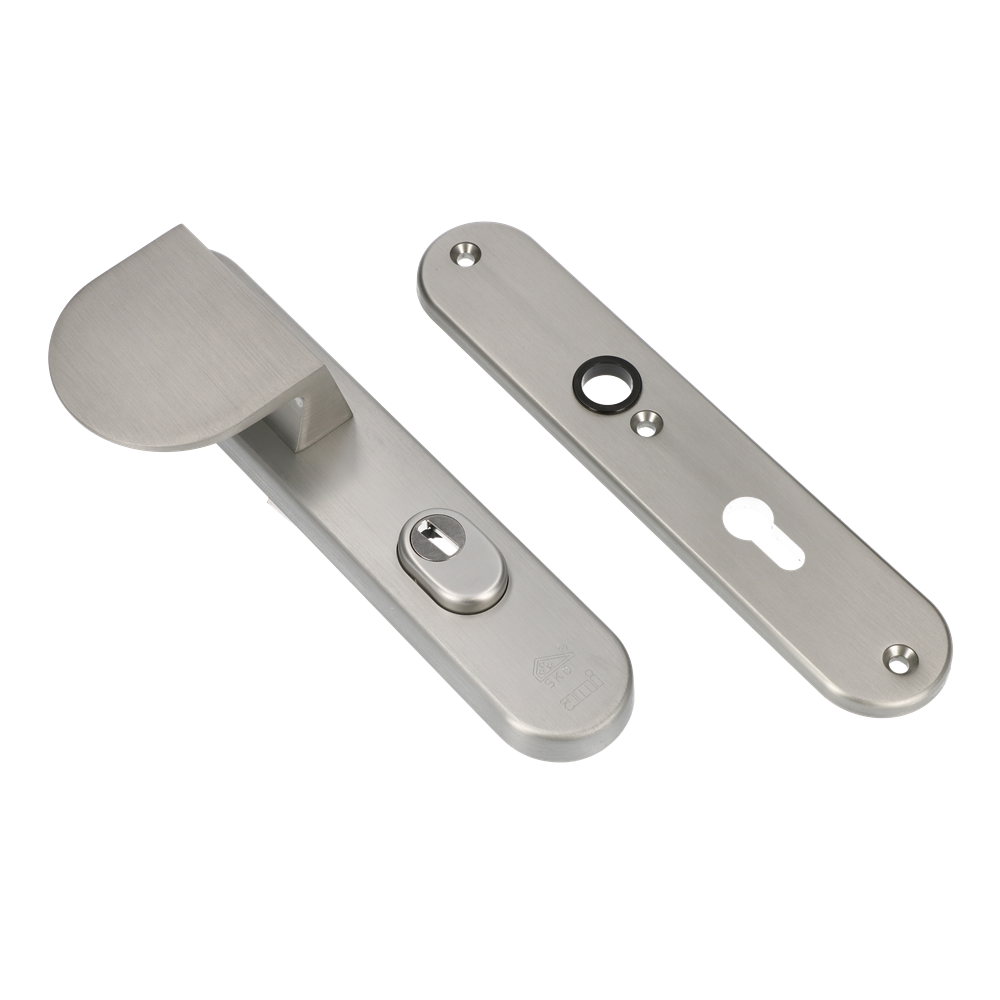 AMI Veiligheidsbeslag 250/50/1 Kt72 Deurdikte 90/83 Li + Deurkruk 356 Irox Archi-Design Deurdikte 38/42 - 623175