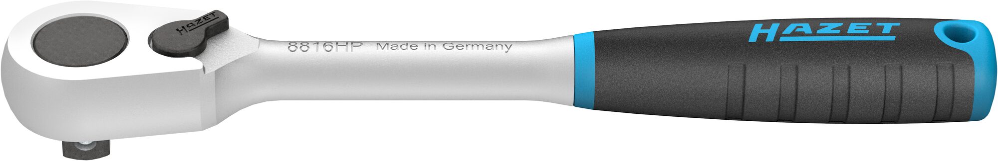 HAZET HiPer Fijnvertande omschakelratel 8816HP · 3/8 inch (10 mm) vierkant massief · Lengte: 200 mm