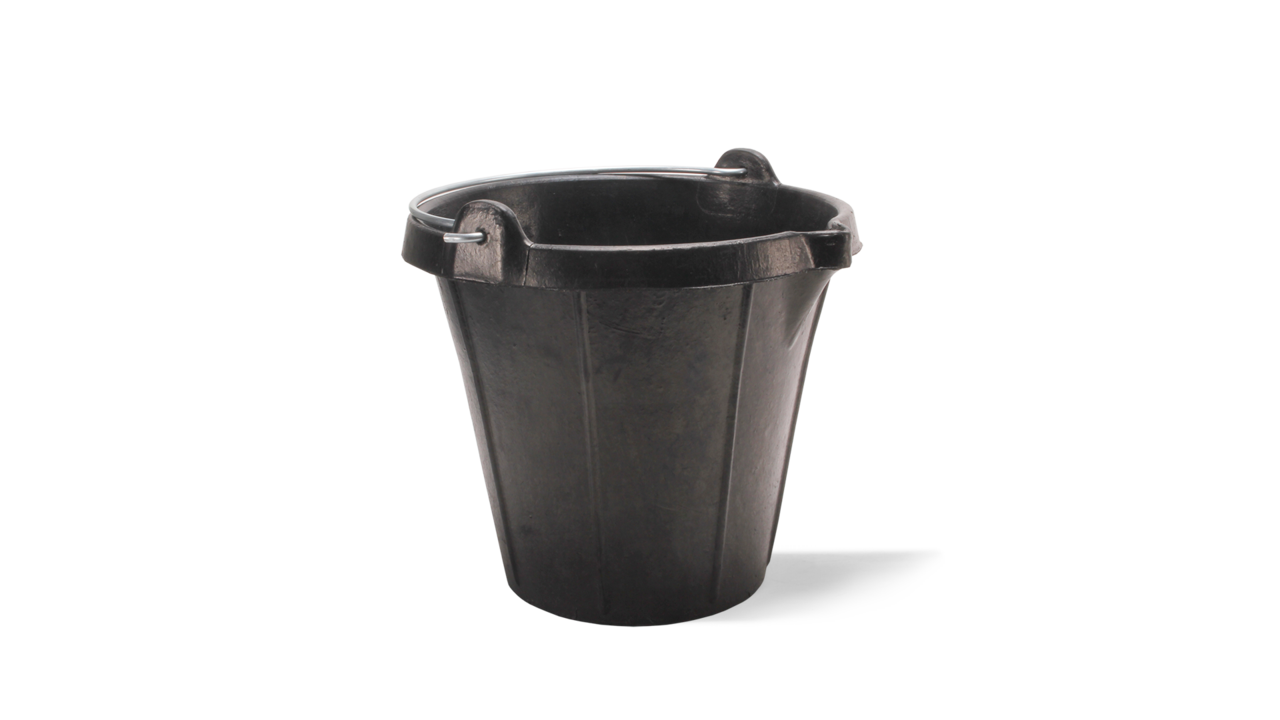 Rubi Plastic Bouwemmer met Gietmond | 15 Liter - 88775