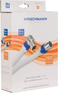 Hirschmann 4G Coax kabel (M) recht -(F) haaks 1,5m