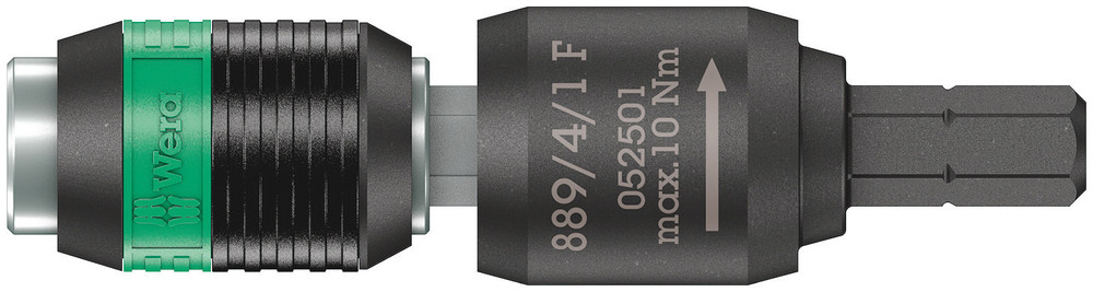 Wera Bithouder | 1/4 inch C 6,3 + E 6,3 | vrijloop | lengte 64 mm | 1 stuk - 05052501001 05052501001
