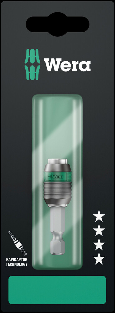Wera 889/4/1 K Rapidaptor Universele Bithouder, 1/4 duim x 50 mm - 1 stuk(s) - 05073421001