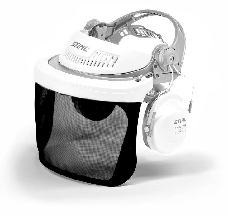 Stihl Gelaatsbeschermer, nylon rooster Zwart - 00008899026