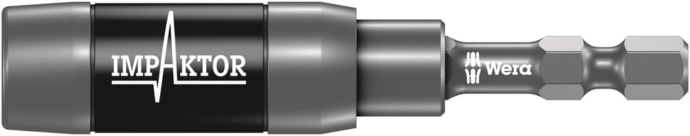 Wera 897/4 Impaktor R Impaktor Houder met spanring en Ringmagneet, 1/4 duim x 75 mm - 1 stuk(s) - 05057676001