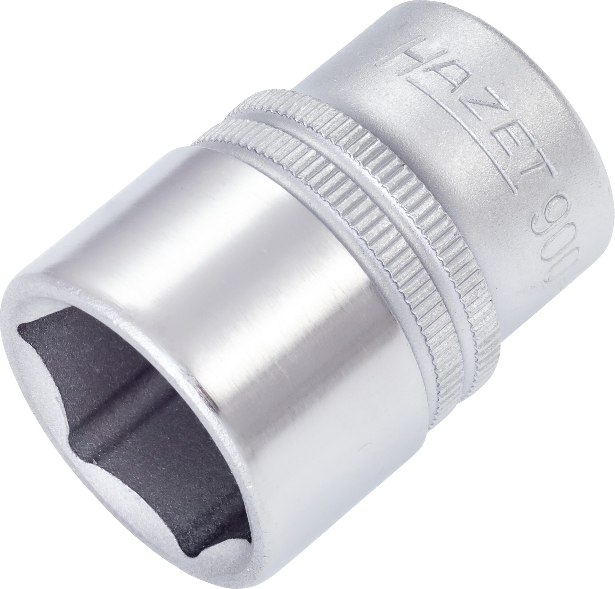 HAZET Dopsleutel 900-22 · 1/2 inch (12,5 mm) vierkant hol · Buiten-zeskant-tractieprofiel · SW 22 mm