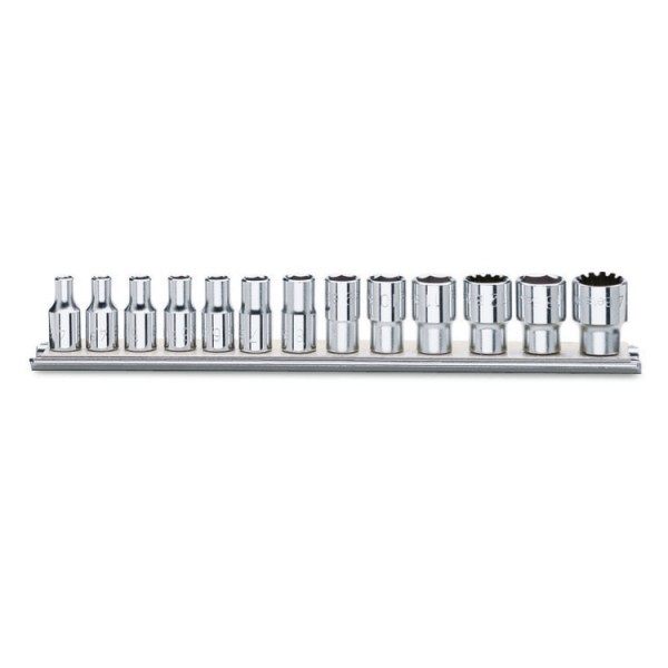 Beta 900U/SB13 Set van gearlock handdopsleutels | 1/4" aandrijfvierkant | verchroomd - 009001750 009001750