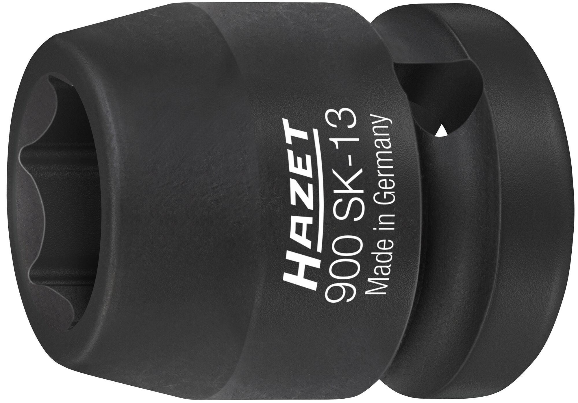 HAZET Krachtdopsleutel 900SK-13 · 1/2 inch (12,5 mm) vierkant hol · Buiten-zeskant-tractieprofiel · SW 13 mm