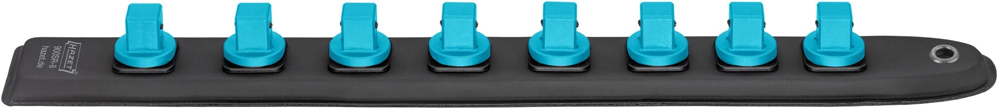 HAZET SmartRail · Flexibele kunststof opsteekstrip 900SR-8 · 1/2 inch (12,5 mm) vierkant hol · L x B x H: 365 mm x 37,4 mm x 29,2 mm