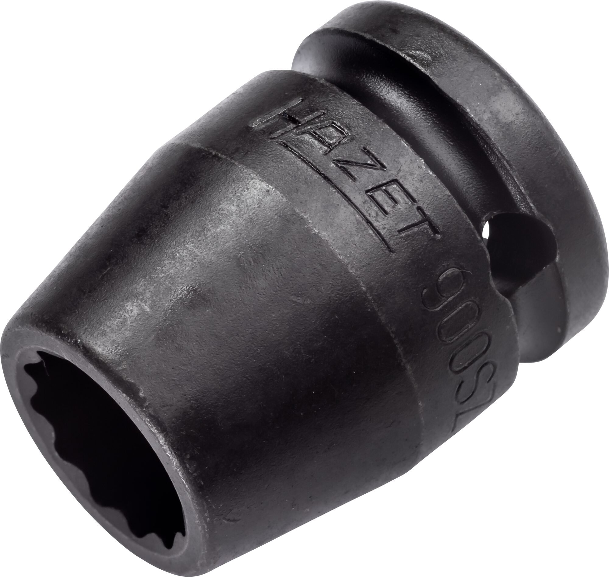 HAZET Krachtdopsleutel 900SZ-15 · 1/2 inch (12,5 mm) vierkant hol · Buitentwaalfkant tractieprofiel · SW 15 mm