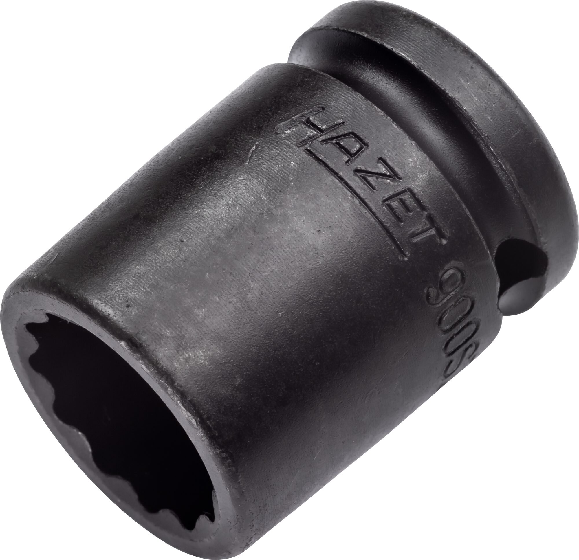 HAZET Krachtdopsleutel 900SZ-19 · 1/2 inch (12,5 mm) vierkant hol · Buitentwaalfkant tractieprofiel · SW 19 mm