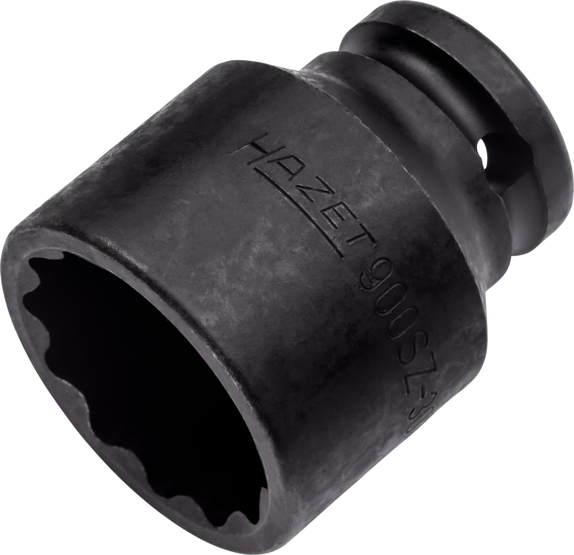 HAZET Krachtdopsleutel 900SZ-30 · 1/2 inch (12,5 mm) vierkant hol · Buitentwaalfkant tractieprofiel · SW 30 mm