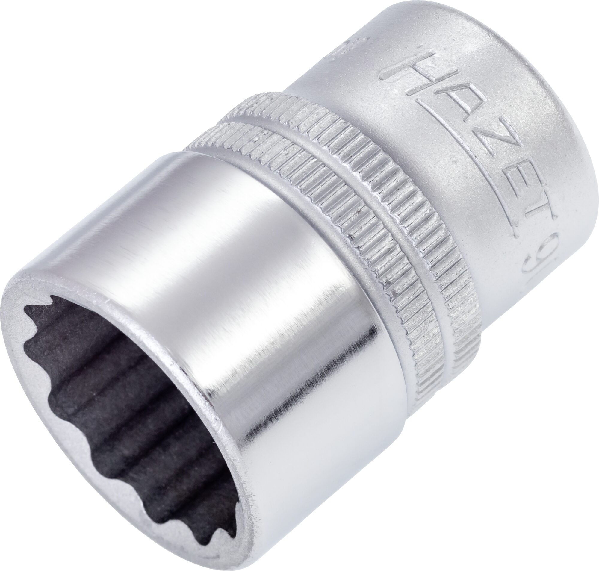 HAZET Dopsleutel 900Z-19 · 1/2 inch (12,5 mm) vierkant hol · Buitentwaalfkant tractieprofiel · SW 19 mm