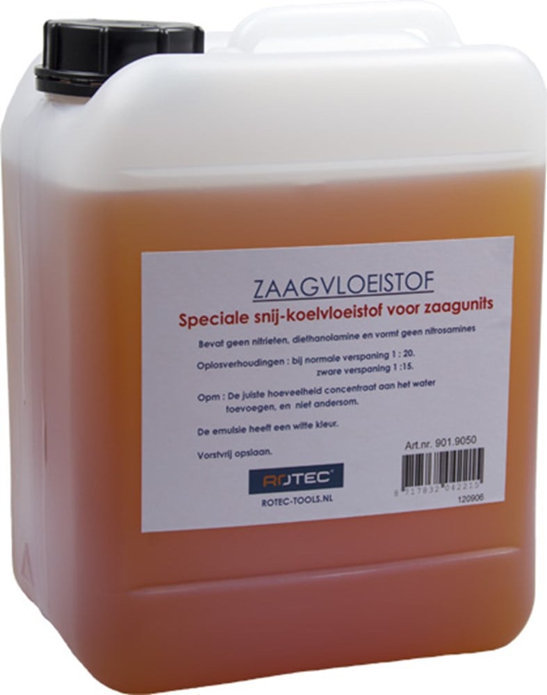Rotec Snij- koelvloeistof wit in jerry-can à 5 ltr. - 9019050 - 901.9050