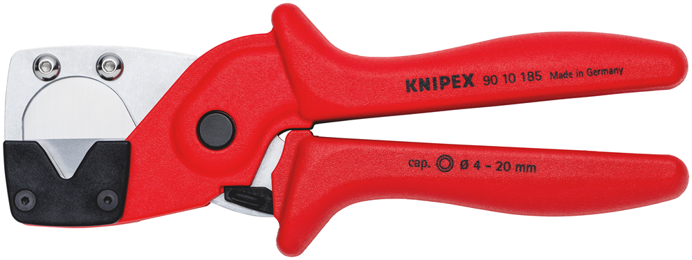 KNIPEX 90 10 185 Buizensnijder voor meerlaagse en pneumatische | Slangen van kunststof | Met Glasvezel - 90 10 185