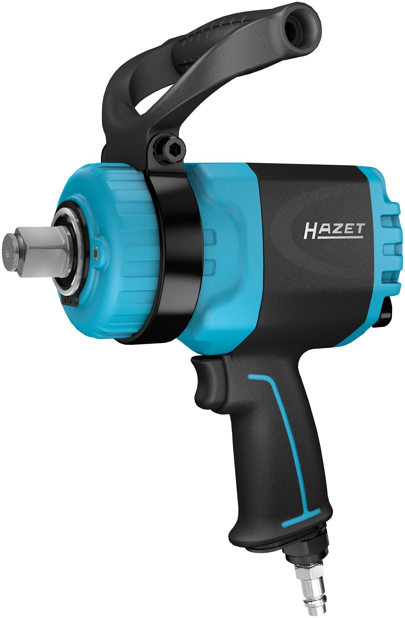 HAZET Twin Turbo slagmoersleutel 9013TT · Losdraaimoment maximaal [Nm]: 4100 Nm · 3/4 inch (20 mm) vierkant massief · Krachtig slagwerk met dubbele