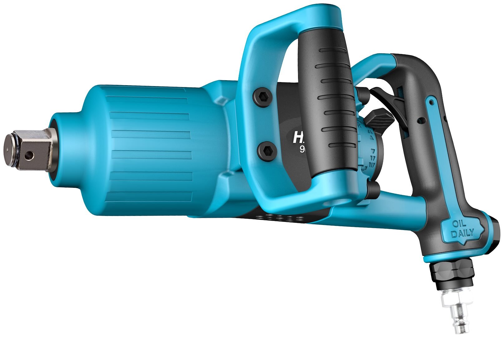 HAZET Slagmoersleutel 9014PS-1 · Losdraaimoment maximaal [Nm]: 3400 Nm · 1 inch (25 mm) vierkant massief · Direct hamerslagwerk