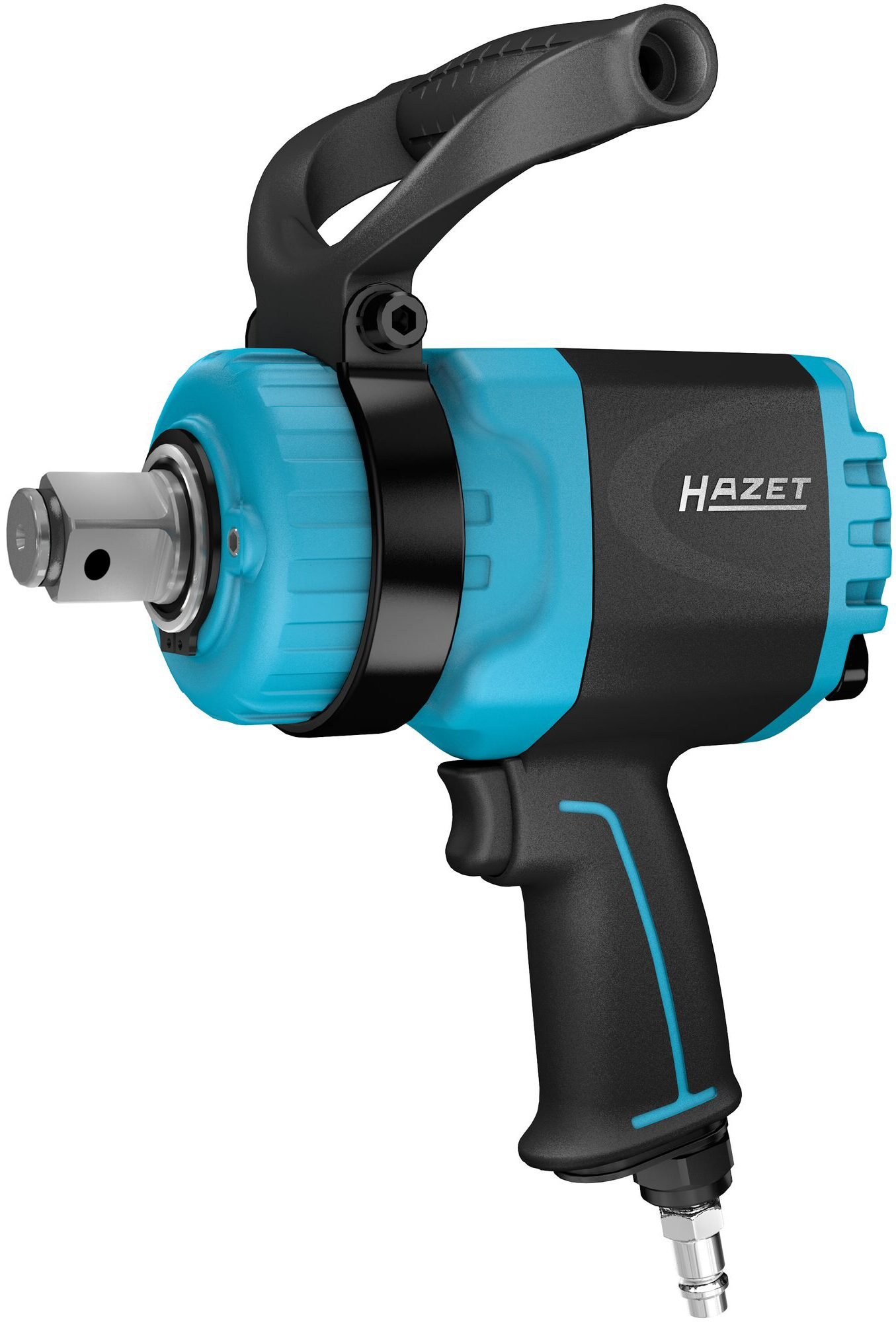 HAZET Twin Turbo slagmoersleutel 9014TT · Losdraaimoment maximaal [Nm]: 4100 Nm · 1 inch (25 mm) vierkant massief · Krachtig slagwerk met dubbele