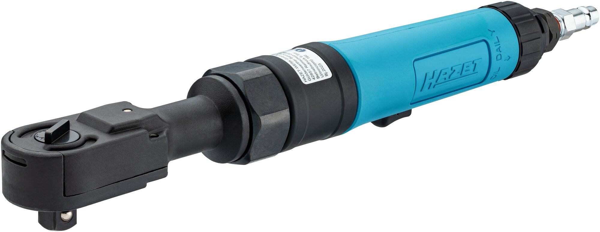HAZET Ratelschroevendraaier van hoge kwaliteit 9022P-1 · 1/2 inch (12,5 mm) vierkant massief · Lengte: 354,3 mm