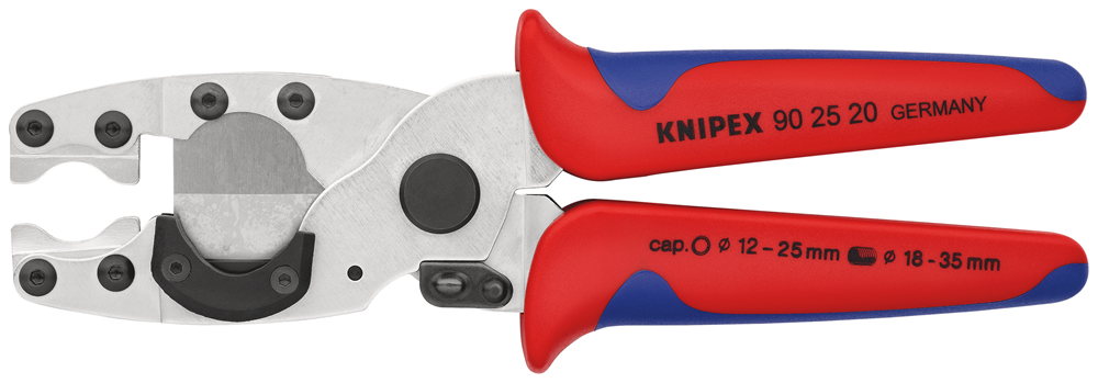 KNIPEX Pijpsnijder 90 25 20 SB | koppelingsbuizen en beschermingsbuizen| met meer-componentengrepe - 90 25 20 SB