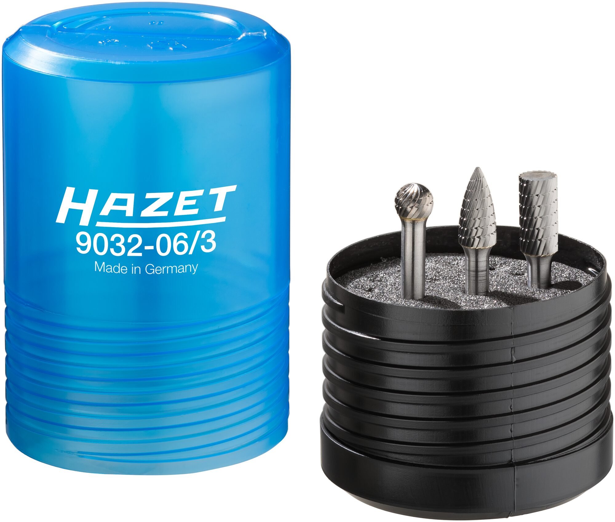 HAZET Hardmetalen freespenset · 6 mm 9032-06/3 · 3-delig
