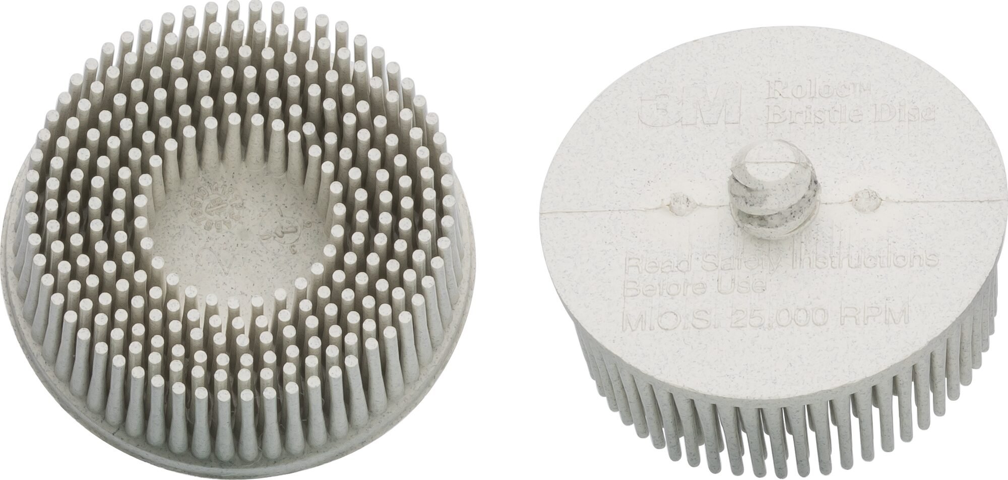 HAZET Reserveborstelslijpset · wit · 2-delig Roloc® snelwisselsysteem · ? 50 mm 9033-11-0120/2