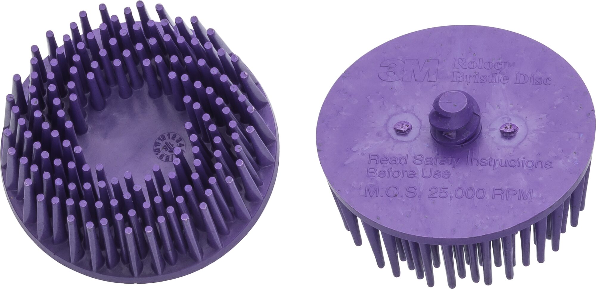 HAZET Reserveborstelslijpset · paars · 2-delig Roloc® snelwisselsysteem · ? 50 mm 9033-11-036/2