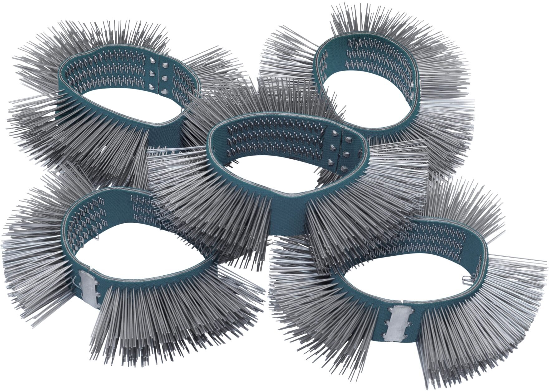 HAZET Borstelband · 23 mm breed · fijn · rechte punten 9033-6-06/5