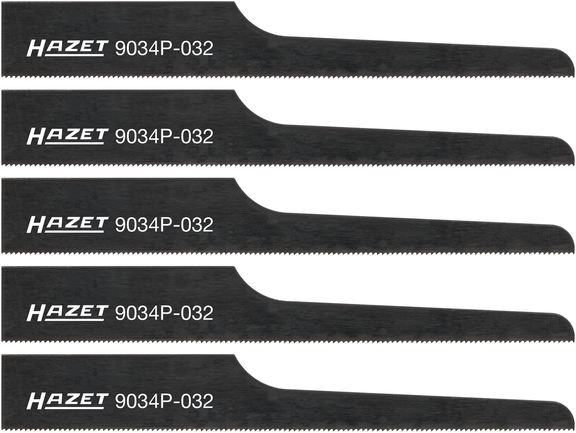 HAZET Decoupeerzaagbladen · 32 tanden · 5x 9034P-032/5 · Lengte: 93 mm