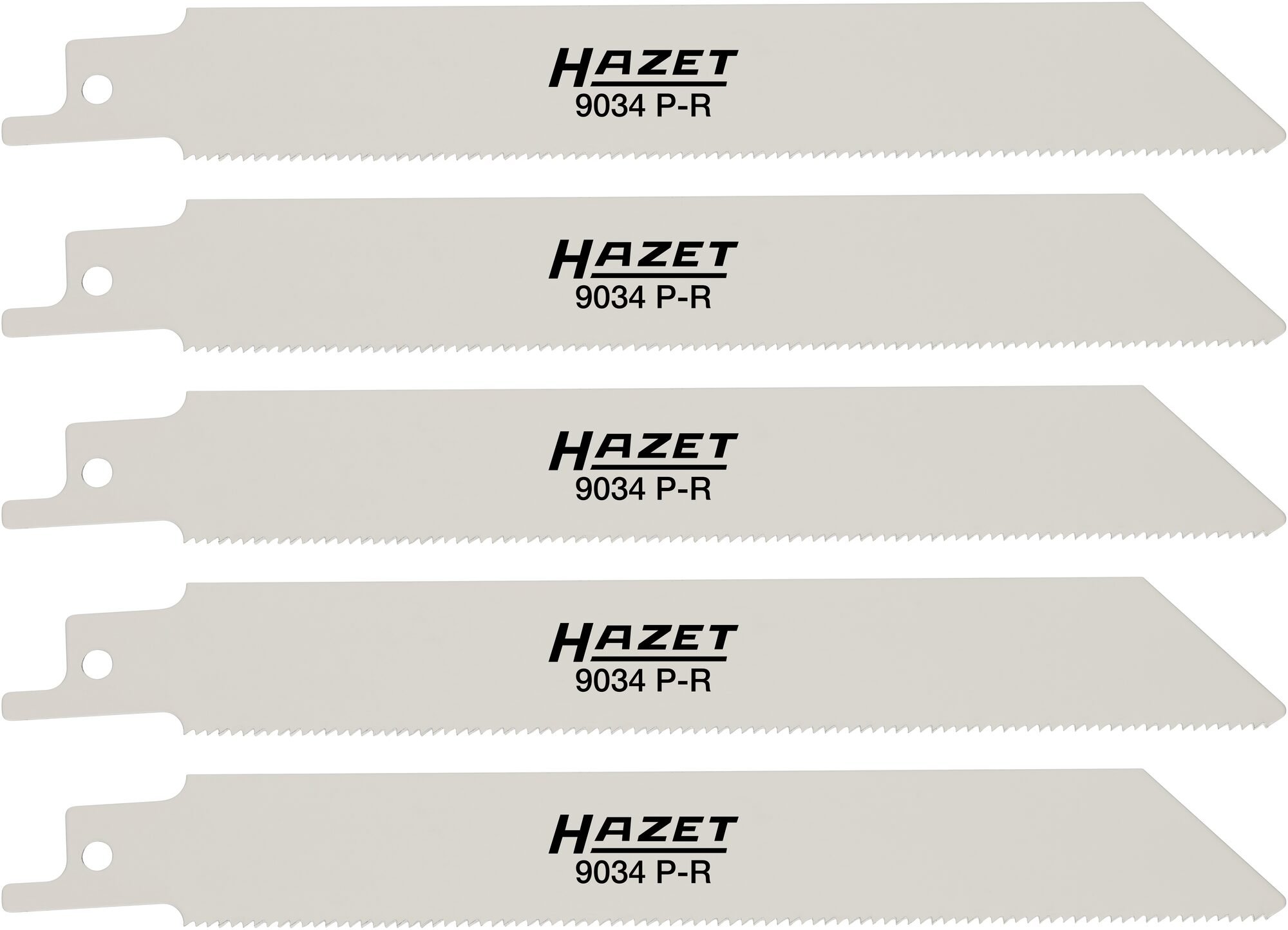 HAZET Recipro-sabelzaagbladen · 18 tanden/inch · schuine · gegolfde vertanding · totale lengte: 153 mm 9034P-R/5 · Lengte: 153 mm