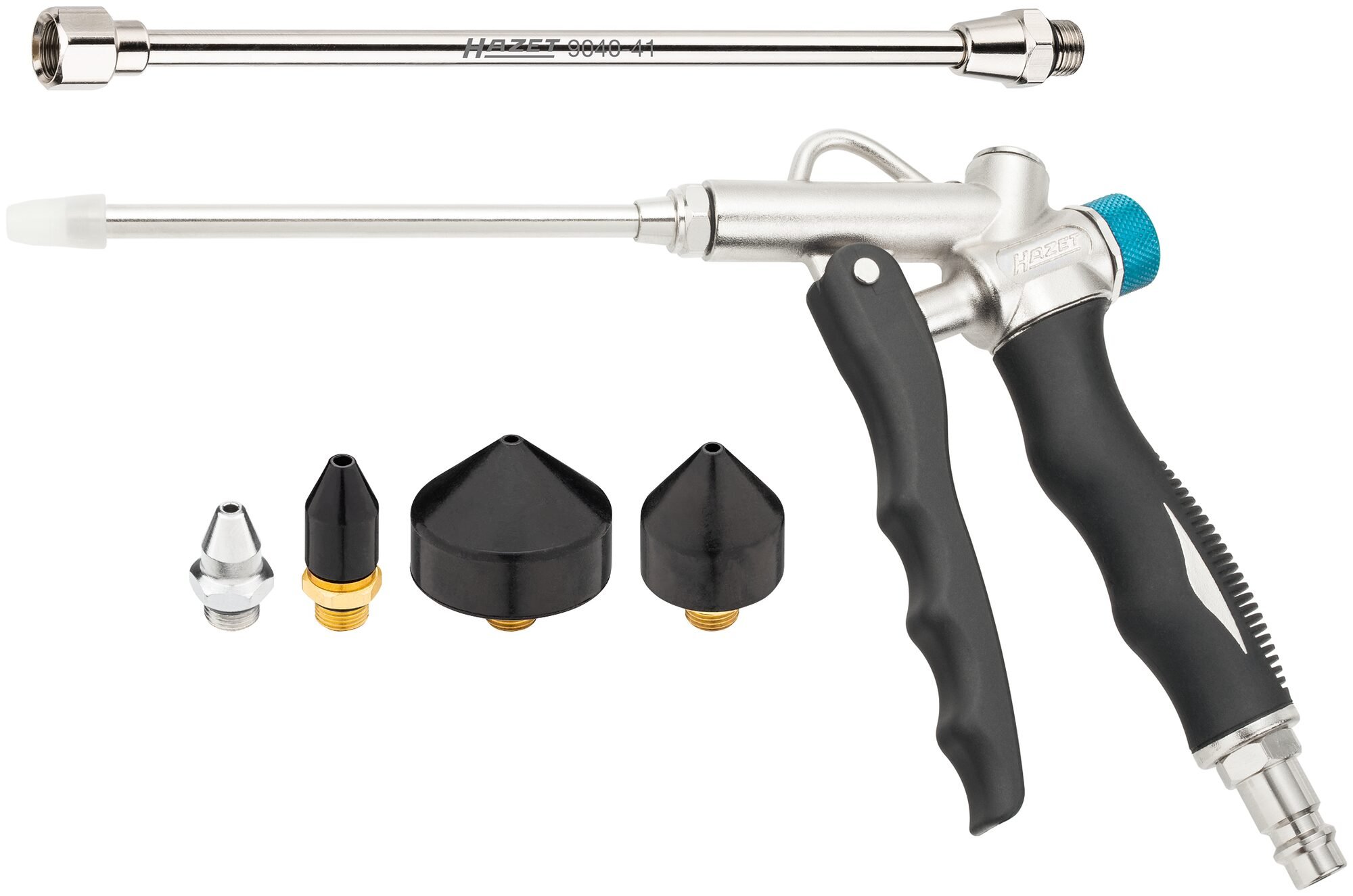 HAZET 2-weg blaaspistool conus set 9040-4/6 · 6-delig