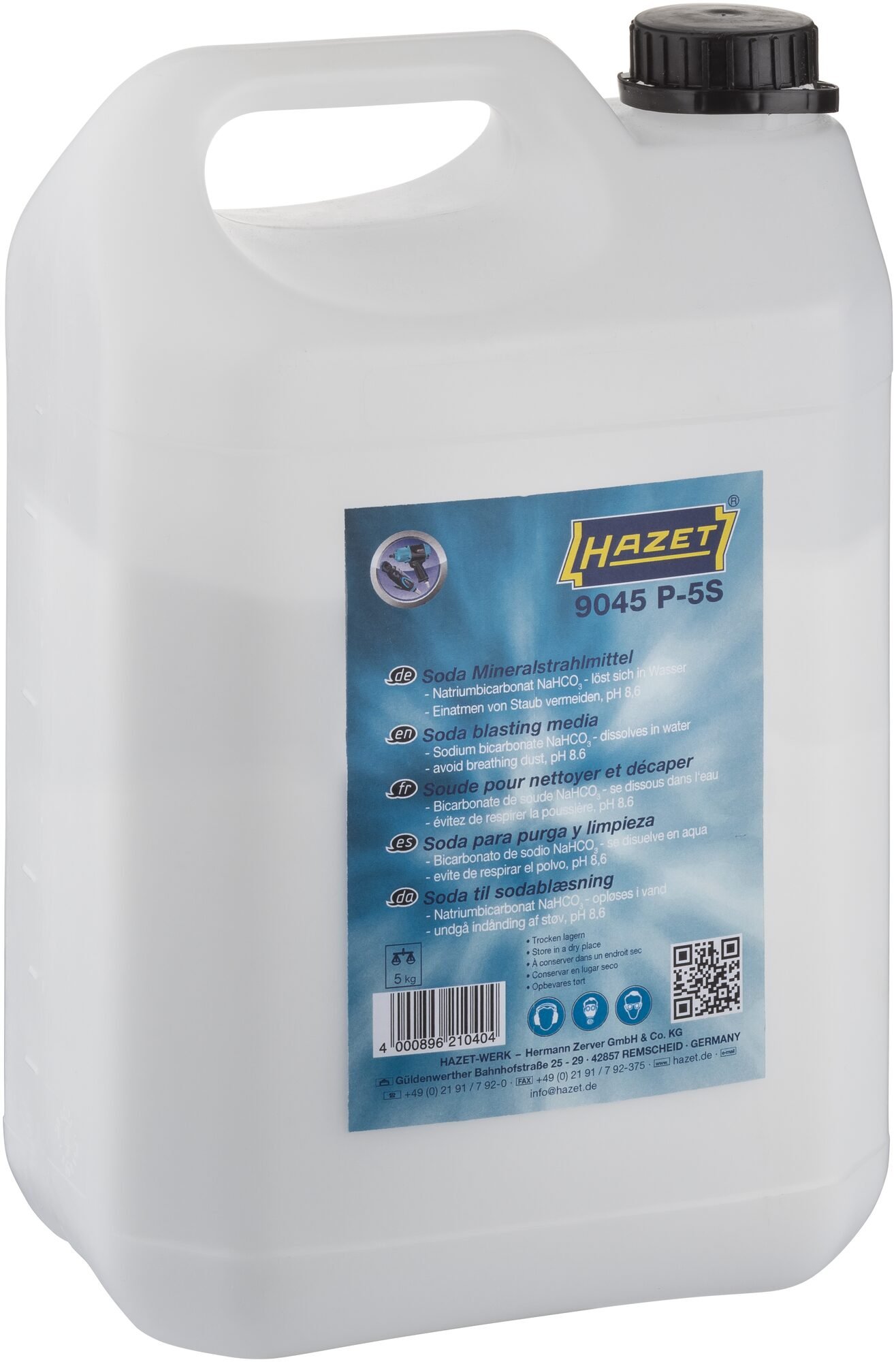 HAZET Soda mineraal straalmiddel 9045P-5S