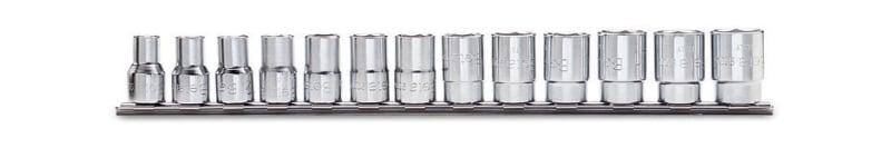 Beta 13-delige set dopsleutels zeskant (art. 910AS) 910A-AS/SB13 - 009100295