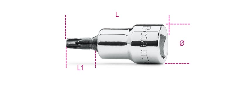 Beta 910Tx 50-Schroevendraaierdoppen Torx® - 009100526