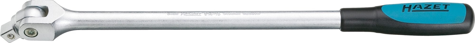 HAZET Scharniergreep 914-15 · 1/2 inch (12,5 mm) vierkant massief · Lengte: 396 mm