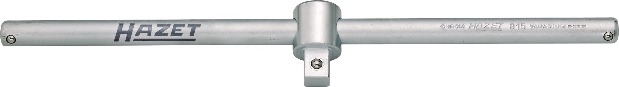HAZET Dwarsgreep 915 · 1/2 inch (12,5 mm) vierkant massief · Lengte: 298 mm