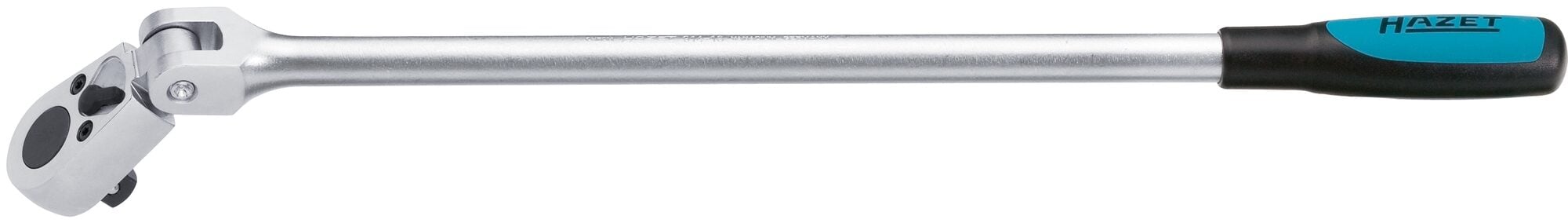 HAZET Omschakelratel · lang · met scharnier 916GL · 1/2 inch (12,5 mm) vierkant massief · Lengte: 511 mm