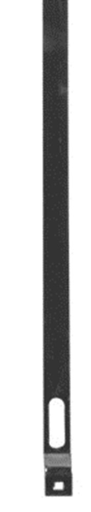 Nemef 1729-958 Achterstaaf | staal verzinkt 958x12mm. - 9172990040